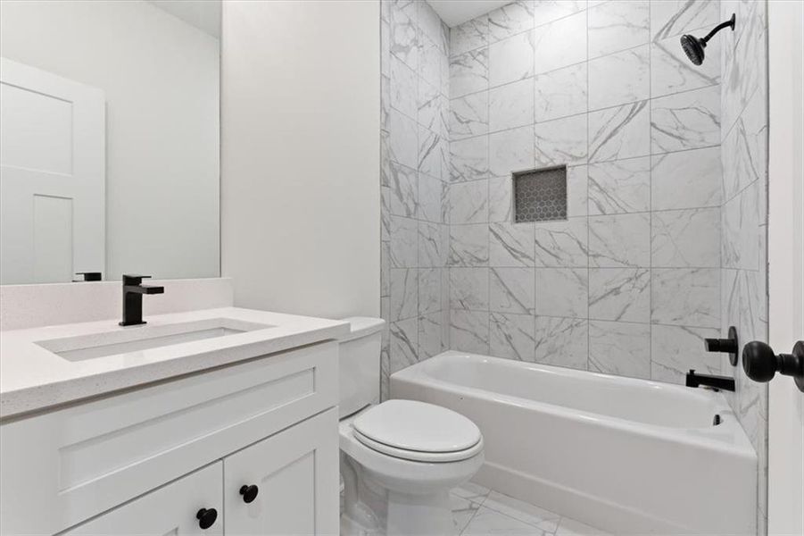 Furnished interior view inside a new home in , Cartersville (Image 35).