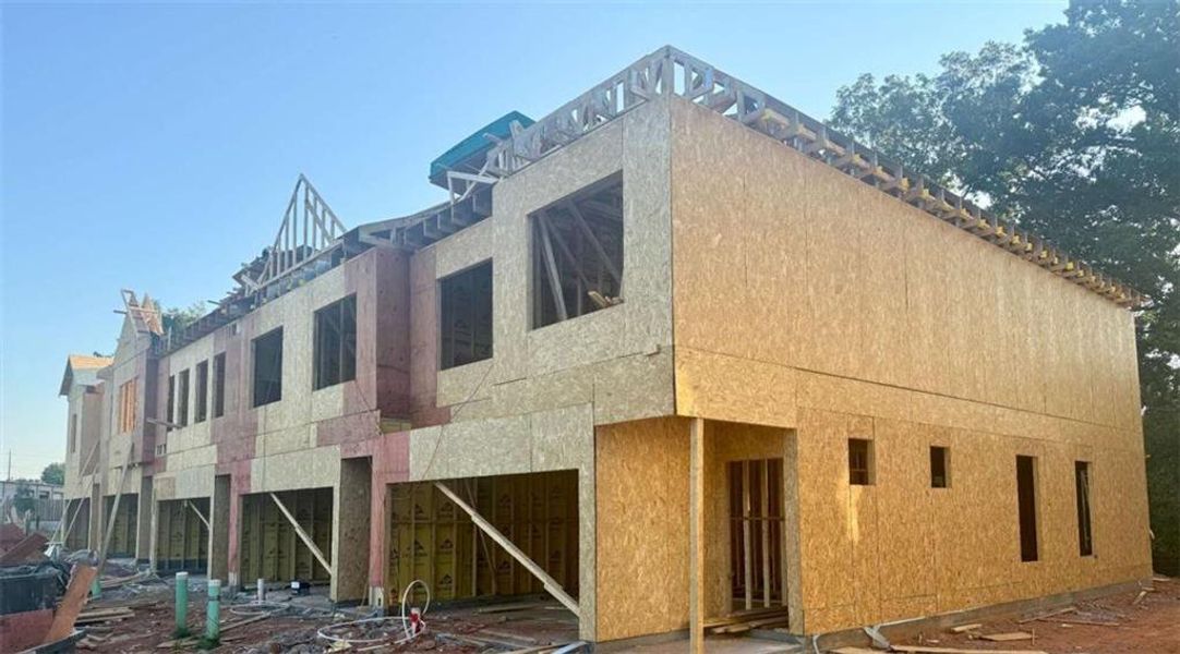 In-progress construction of a new home in , Tucker, GA (Image 4).