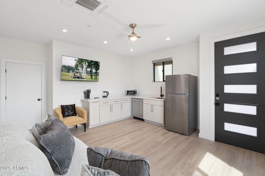 Casita Entry and Kitchen from the Living Casita Entry and Kitchen from the Living