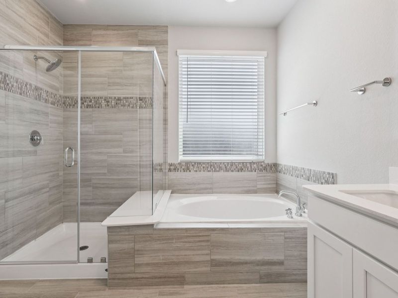 Furnished interior view inside a new home in Kemah Crossing - Luxe Series, Kemah (Image 3).