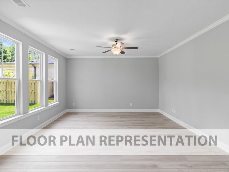 Spacious, unfurnished interior of a new home in Windsor, North Augusta (Image 11).