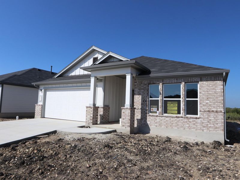 Exterior details and patio area of a home in Marble Creek Crossing, Austin (Image 13). Exterior details and patio area of a home in Marble Creek Crossing, Austin (Image 13).