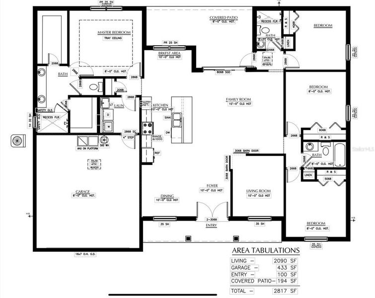 2D floor plan layout of this home in , Ocala, FL (Image 4). 2D floor plan layout of this home in , Ocala, FL (Image 4).