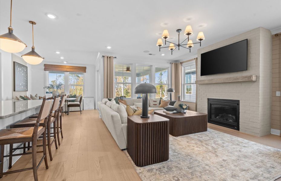 Representative furnished interior of a home built from the Mystique by Del Webb in Del Webb Greenville, Greenville (Image 15).