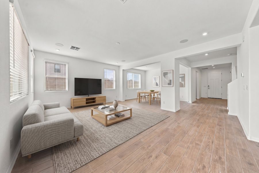 Furnished interior view inside a new home in Tirreno at IronWing, Litchfield Park (Image 7).