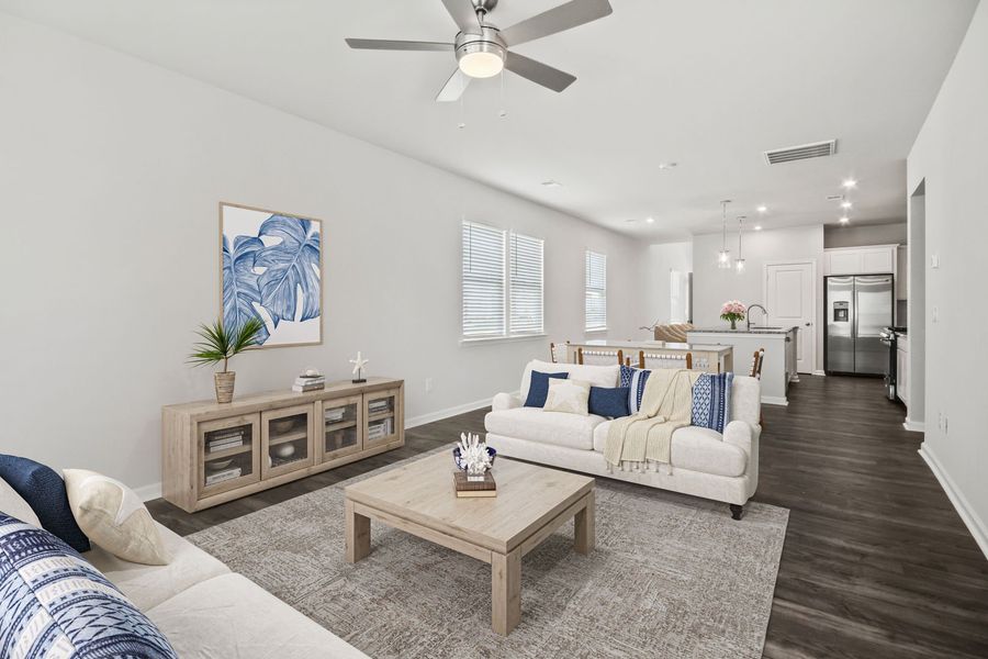 Representative furnished interior of a home built from the The Cade by Stanley Martin Homes in Crown Pointe, Simpsonville (Image 8).