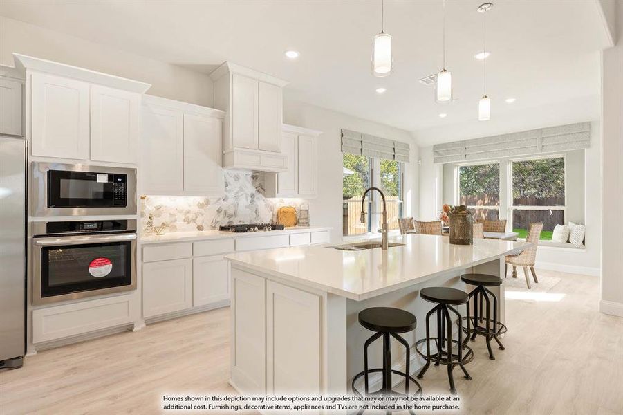 Furnished interior view inside a new home in ArrowBrooke, Aubrey (Image 16).