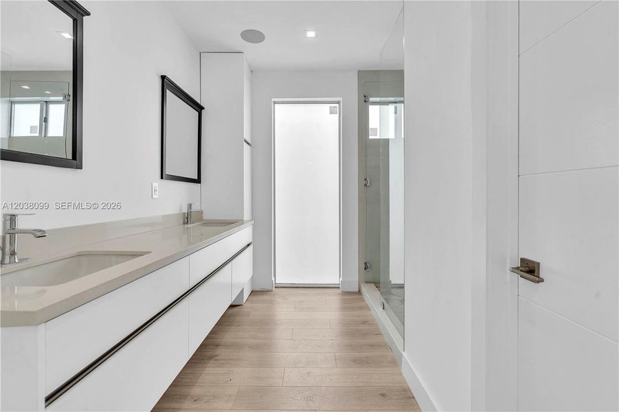 Furnished interior view inside a new home in , Miami (Image 8).