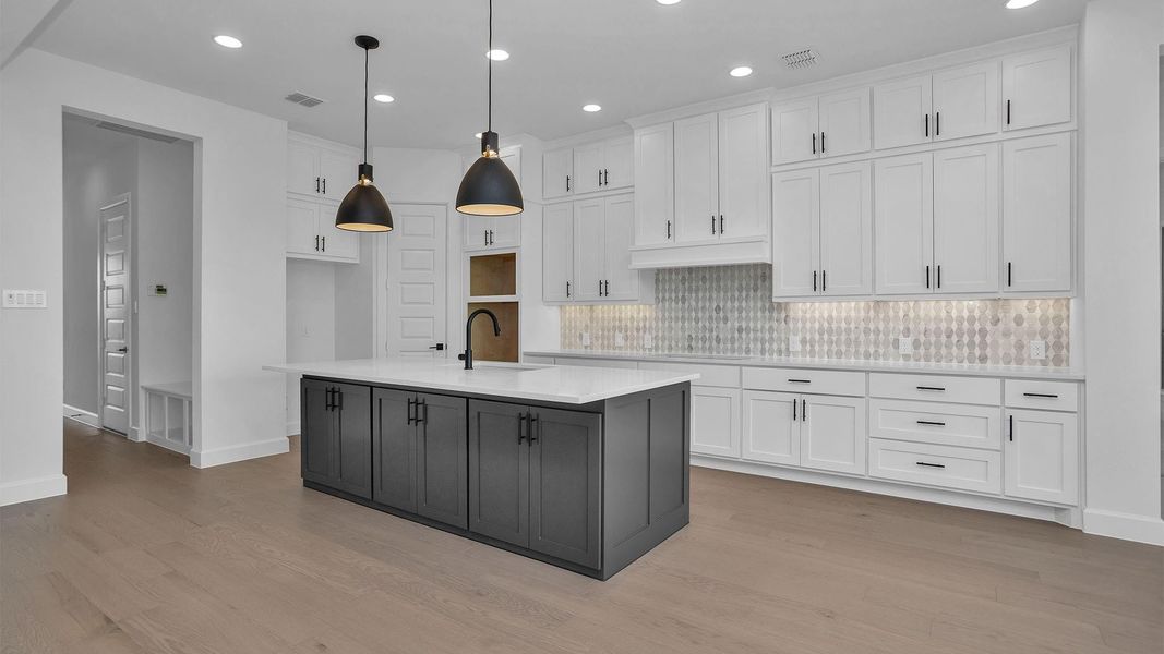 Furnished interior view inside a new home in Fulshear Lakes 80', Fulshear (Image 5).