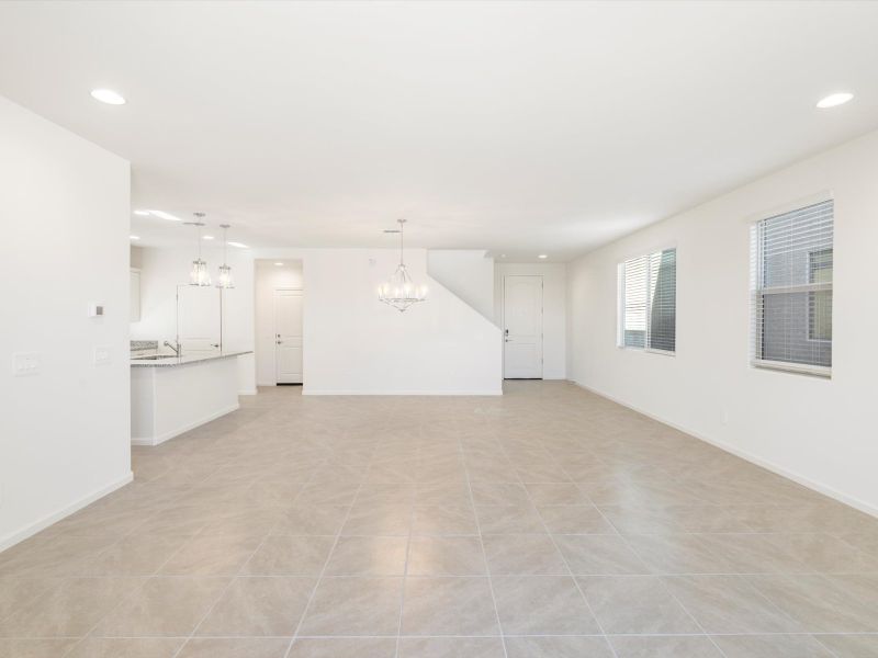 Spacious, unfurnished interior of a new home in Rincon Crest at Rocking K, Tucson (Image 5). Spacious, unfurnished interior of a new home in Rincon Crest at Rocking K, Tucson (Image 5).