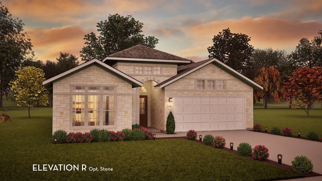 Representative exterior photo of a completed home built from the Greeley by CastleRock Communities in Solterra, Mesquite, TX (Image 19). Representative exterior photo of a completed home built from the Greeley by CastleRock Communities in Solterra, Mesquite, TX (Image 19).