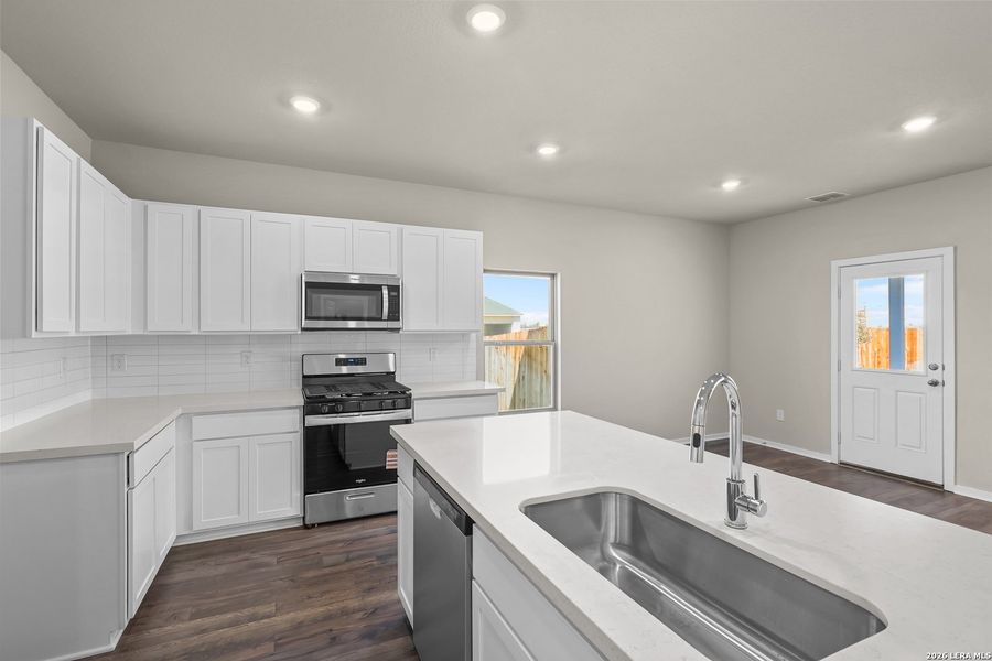 Furnished interior view inside a new home in Summerlin, San Antonio (Image 12).