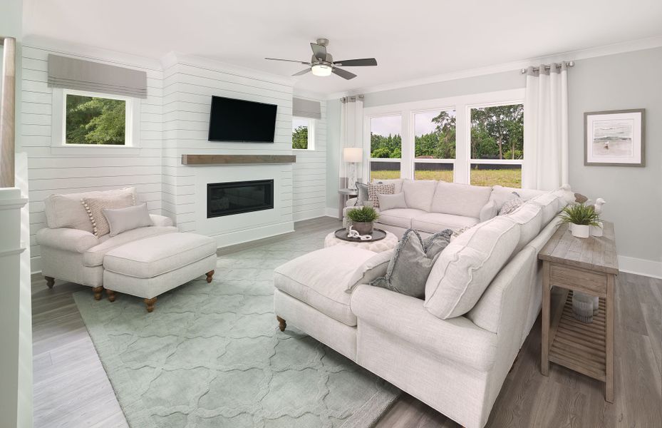 The Newberry new home design provides a spacious open floorplan perfect for entertaining. The Newberry new home design provides a spacious open floorplan perfect for entertaining.