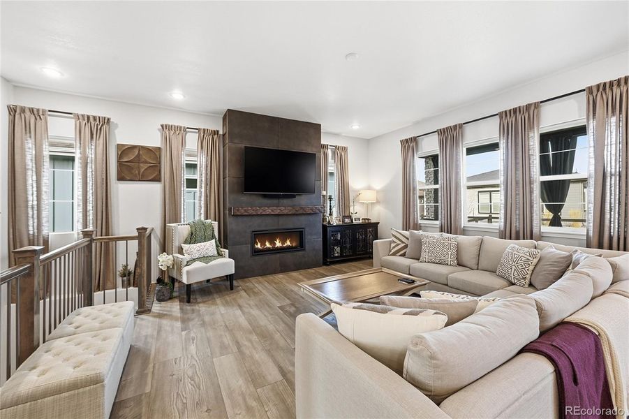 Custom Mantel On The Gas Fireplace!