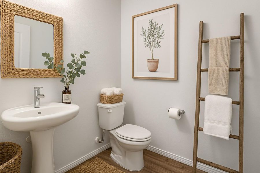 Furnished interior view inside a new home in River Ranch Meadows, Dayton (Image 7).