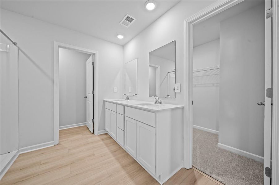 Furnished interior view inside a new home in Village at White Pine, Pendleton (Image 6). Furnished interior view inside a new home in Village at White Pine, Pendleton (Image 6).