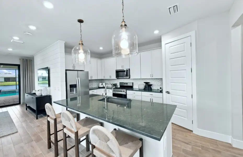 Representative furnished interior of a home built from the Flagstone by Del Webb in Del Webb Flagler Beach, Palm Coast (Image 8). Representative furnished interior of a home built from the Flagstone by Del Webb in Del Webb Flagler Beach, Palm Coast (Image 8).