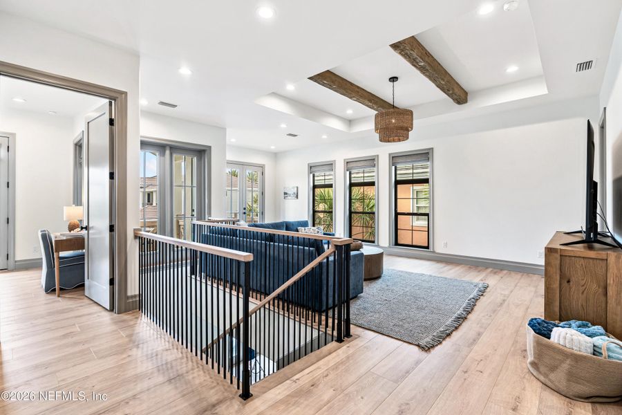 Furnished interior view inside a new home in , Palm Coast (Image 86).