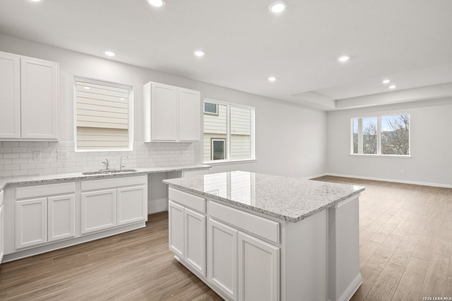 Furnished interior view inside a new home in Hunters Ranch, San Antonio (Image 9).