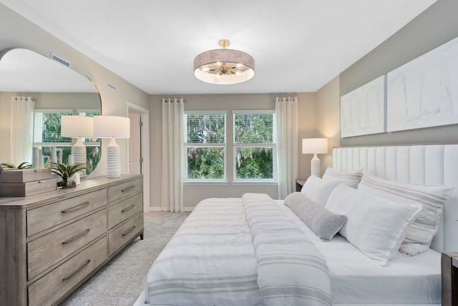 Furnished interior view inside a new home in Emerald Pointe, Sanford (Image 3).