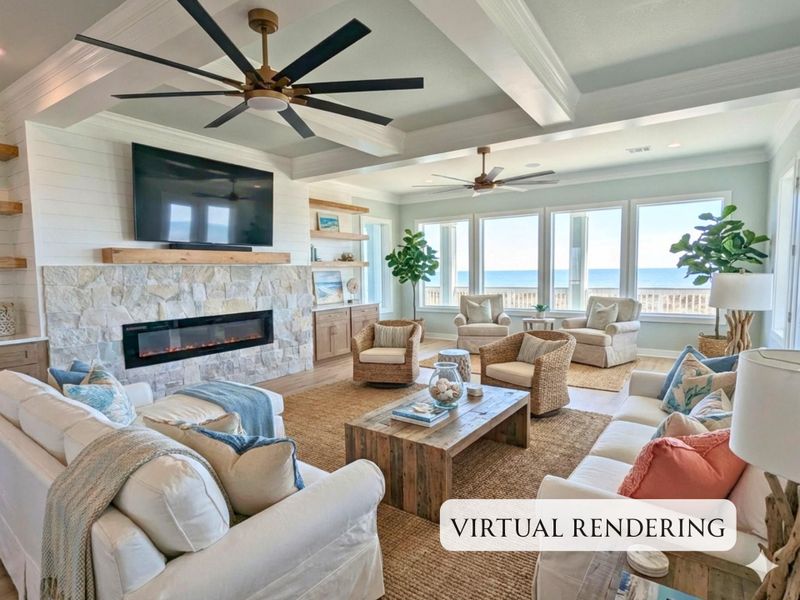 Furnished interior view inside a new home in , Freeport (Image 6).