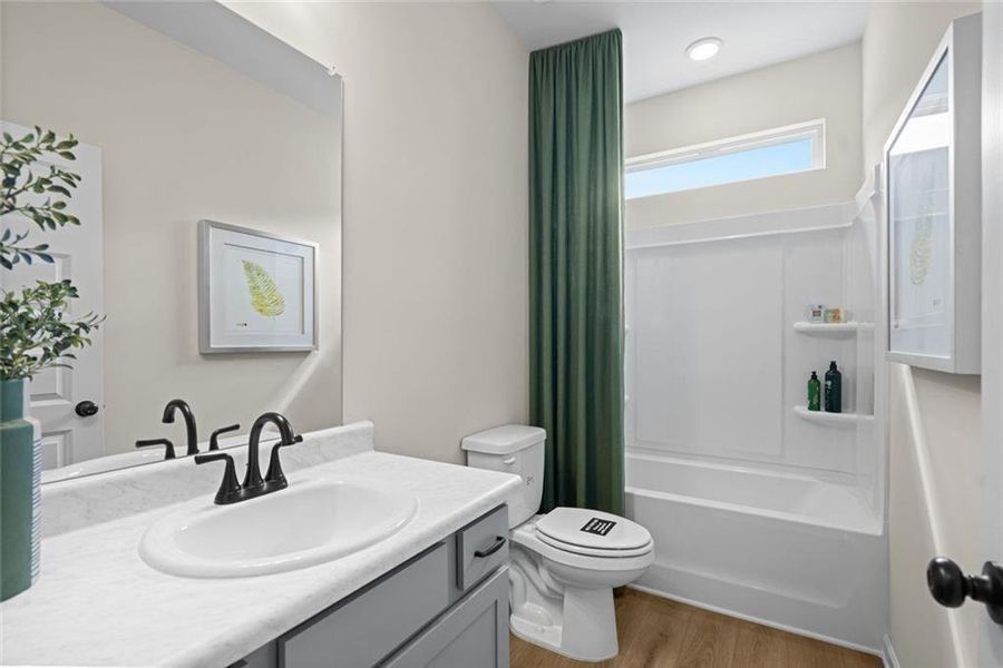 Furnished interior view inside a new home in Sanders Park, Austell (Image 28).