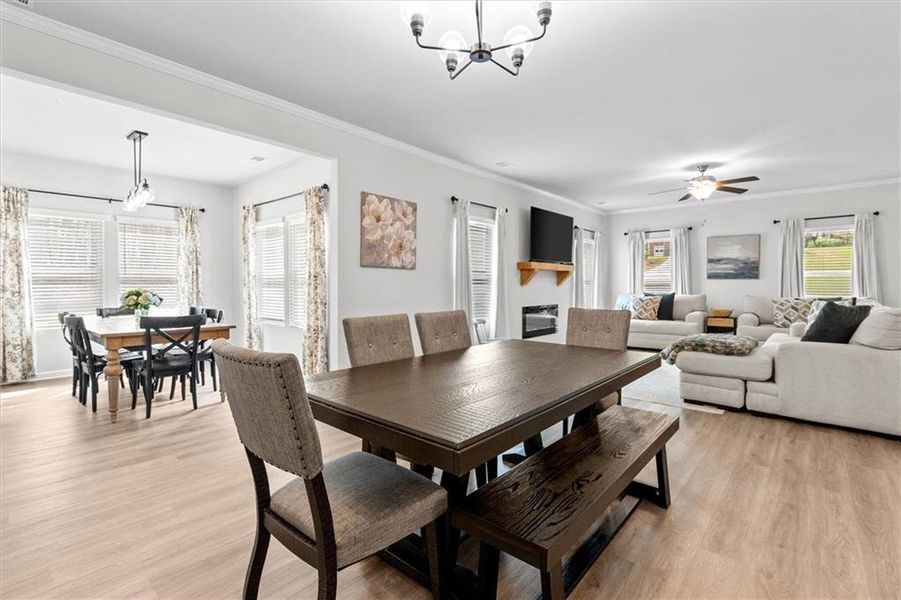 Furnished interior view inside a new home in Fairfield Plantation, Villa Rica (Image 14).