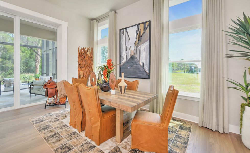 Furnished interior view inside a new home in The Conservatory at Hammock Beach, Palm Coast (Image 14).