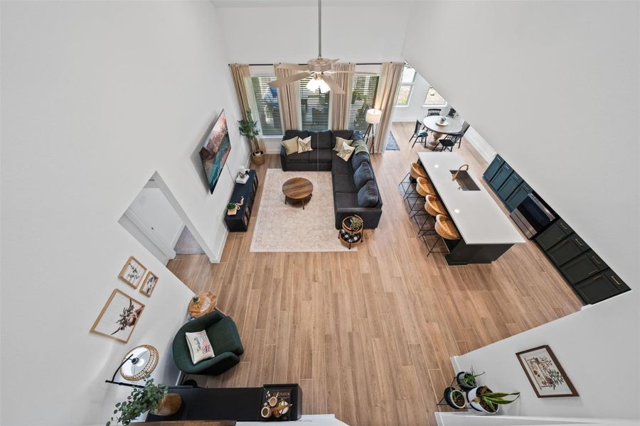 Furnished interior view inside a new home in Sorella, Tomball (Image 35).