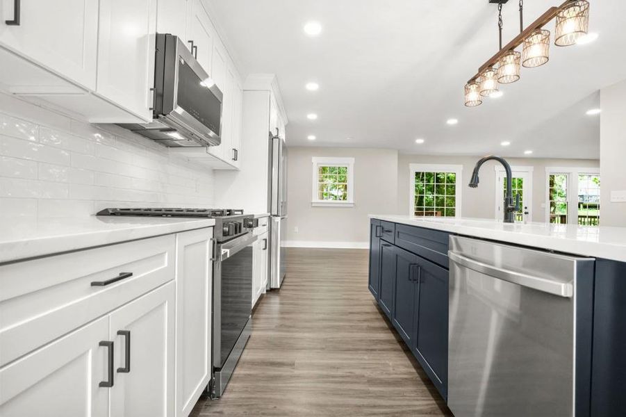 Furnished interior view inside a new home in , Kennesaw (Image 11).
