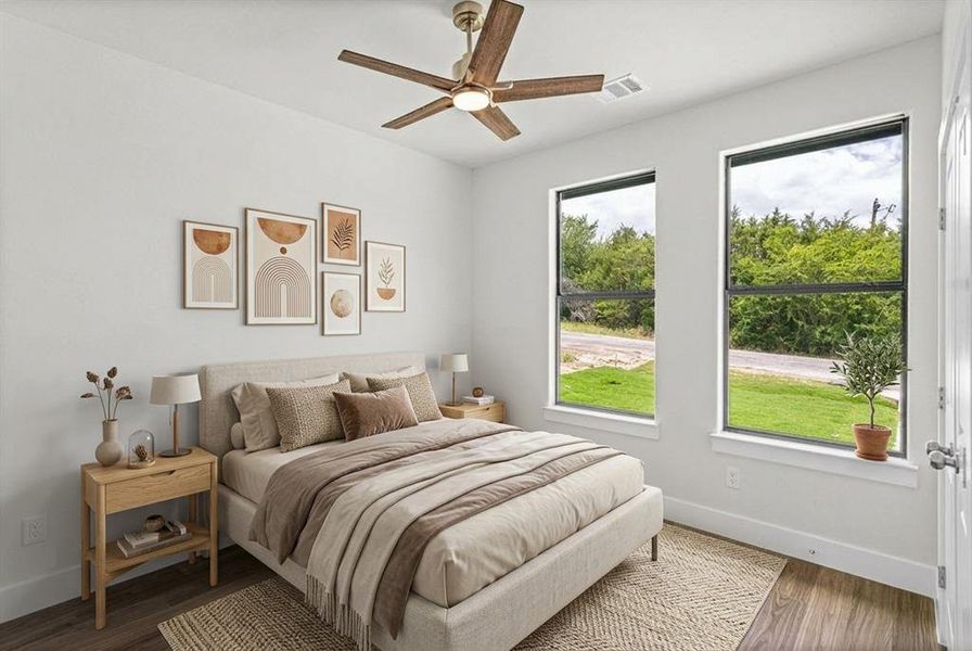 Furnished interior view inside a new home in , Granbury (Image 17).