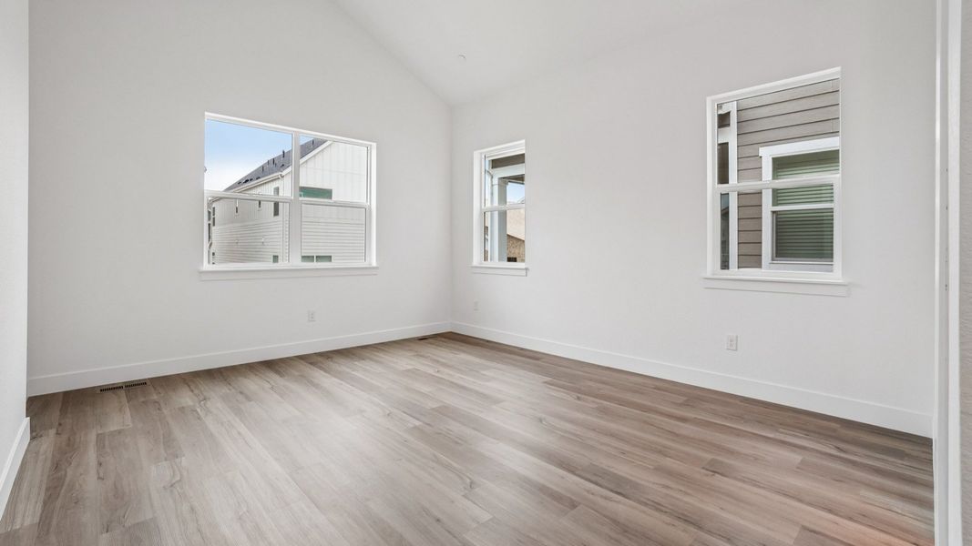 Furnished interior view inside a new home in Dillon Pointe - Journey, Broomfield (Image 16).