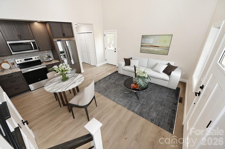 Furnished interior view inside a new home in , Granite Falls (Image 19).