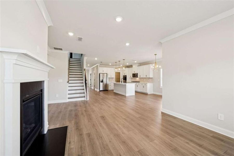 Spacious, unfurnished interior of a new home in River Pointe, Monroe (Image 44).