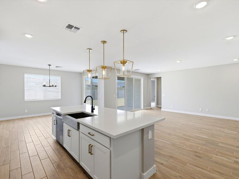 Furnished interior view inside a new home in White Tank Foothills Signature Series, Waddell (Image 6).