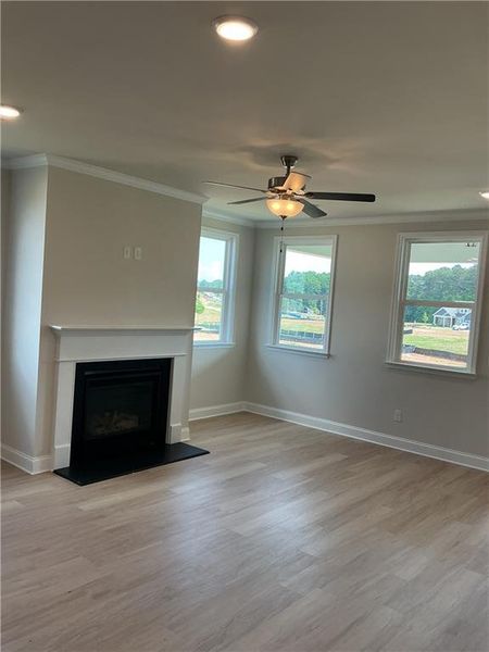 Spacious, unfurnished interior of a new home in Wehunt Meadows, Hoschton (Image 36).