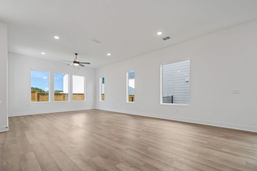 Spacious, unfurnished interior of a new home in Novel, Austin (Image 17). Spacious, unfurnished interior of a new home in Novel, Austin (Image 17).