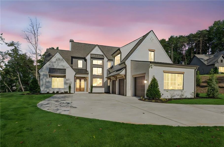 Front exterior of a new home in , Cumming, GA, highlighting curb appeal (Image 27).