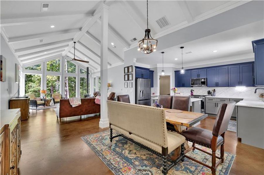 Furnished interior view inside a new home in , Gainesville (Image 21).