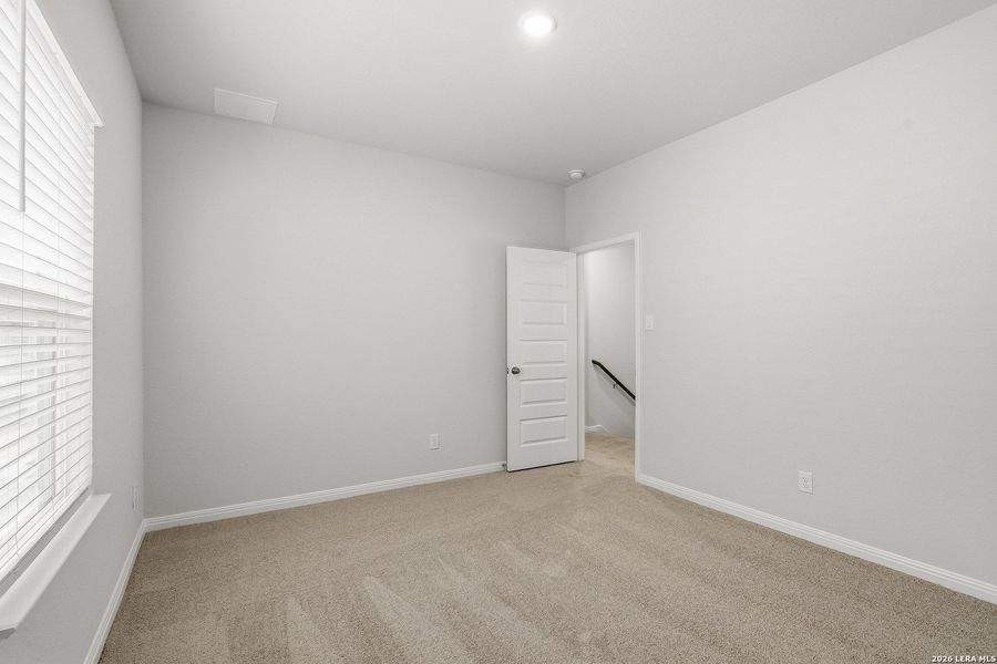 Spacious, unfurnished interior of a new home in Melissa Ranch, San Antonio (Image 27). Spacious, unfurnished interior of a new home in Melissa Ranch, San Antonio (Image 27).