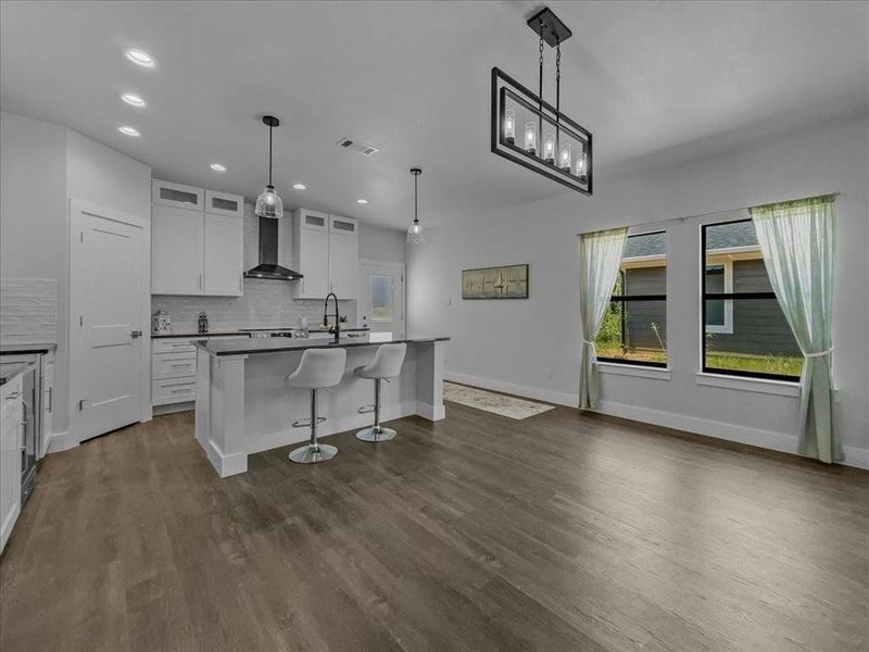 Furnished interior view inside a new home in , Granbury (Image 4). Furnished interior view inside a new home in , Granbury (Image 4).