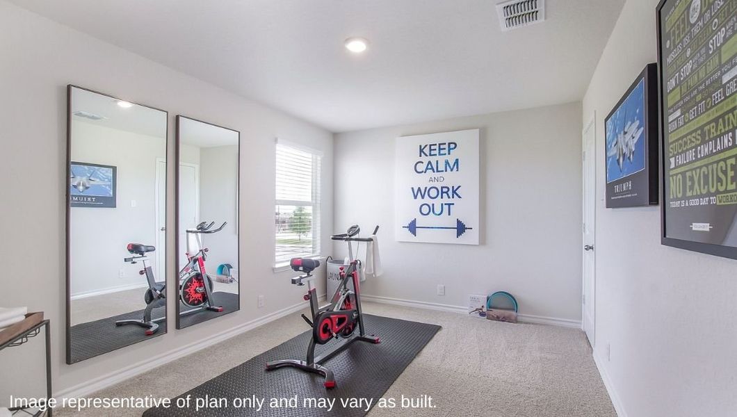 Furnished interior view inside a new home in Avenida, Converse (Image 16).