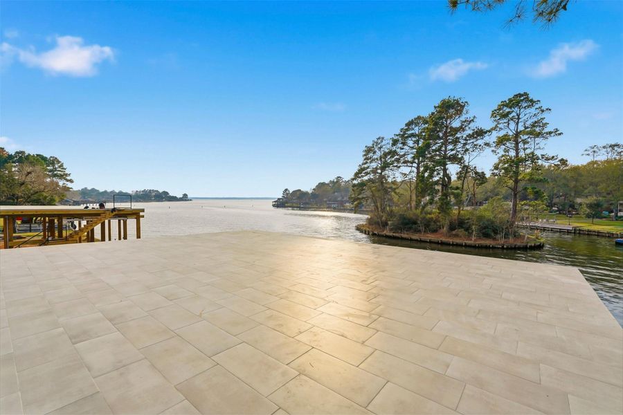 Peaceful No Wake Cove Location with Open Water Views.  Best of Both Worlds!