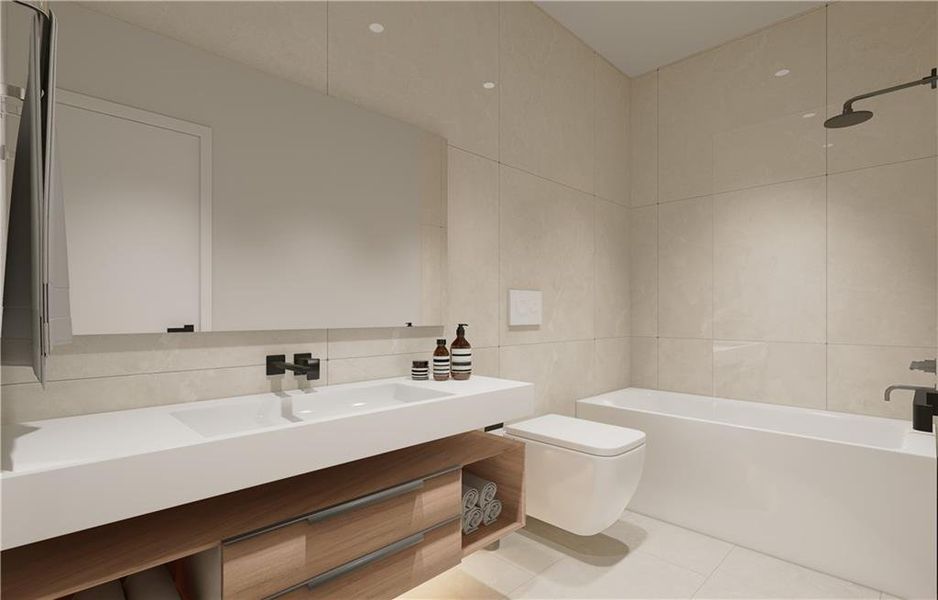 Furnished interior view inside a new home in , Sugar Hill (Image 26).