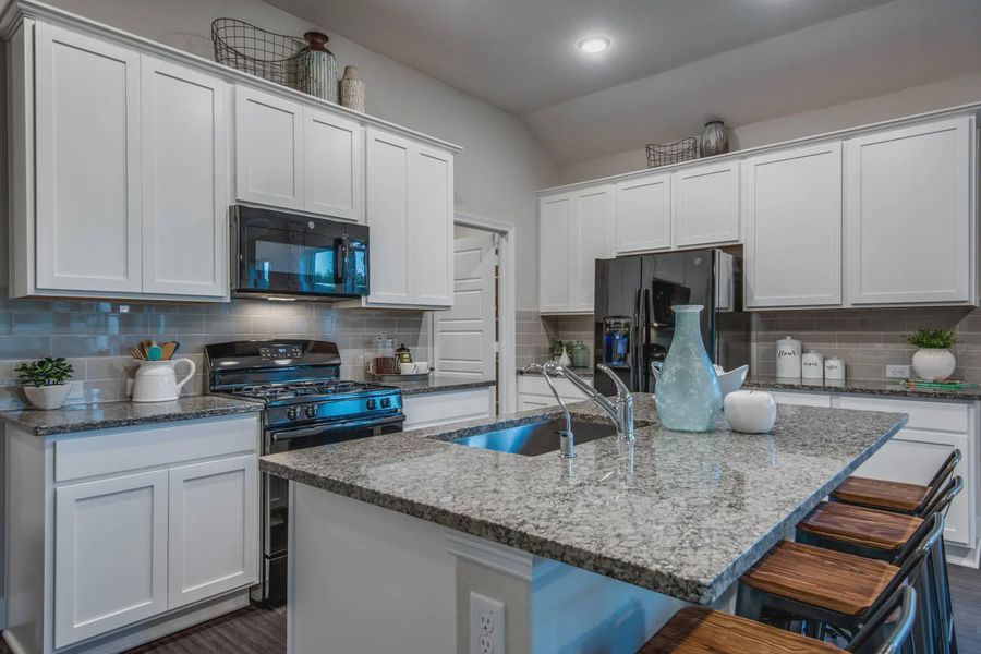 Representative furnished interior of a home built from the Asher by Chesmar Homes in Stillwater Ranch, San Antonio (Image 9).