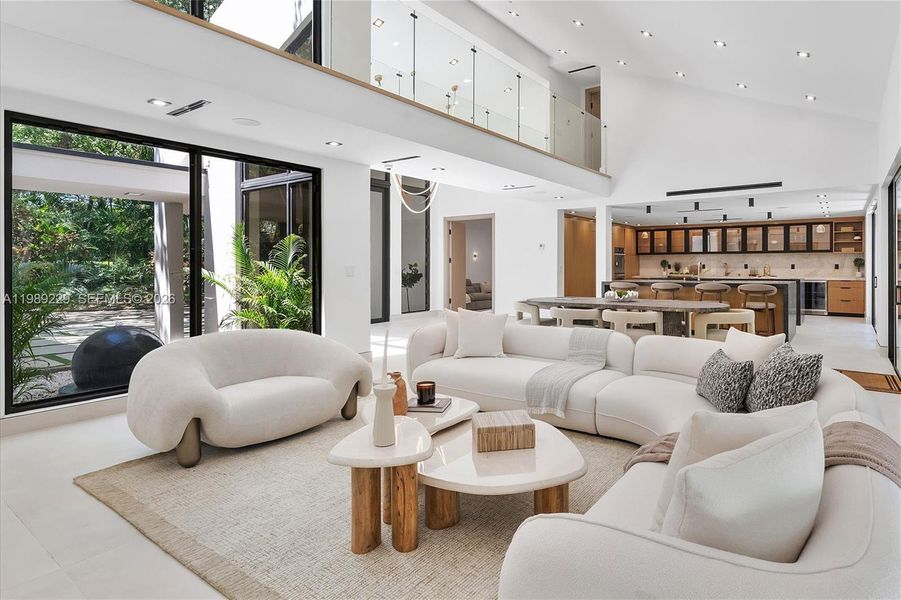 Furnished interior view inside a new home in , Hollywood (Image 5).