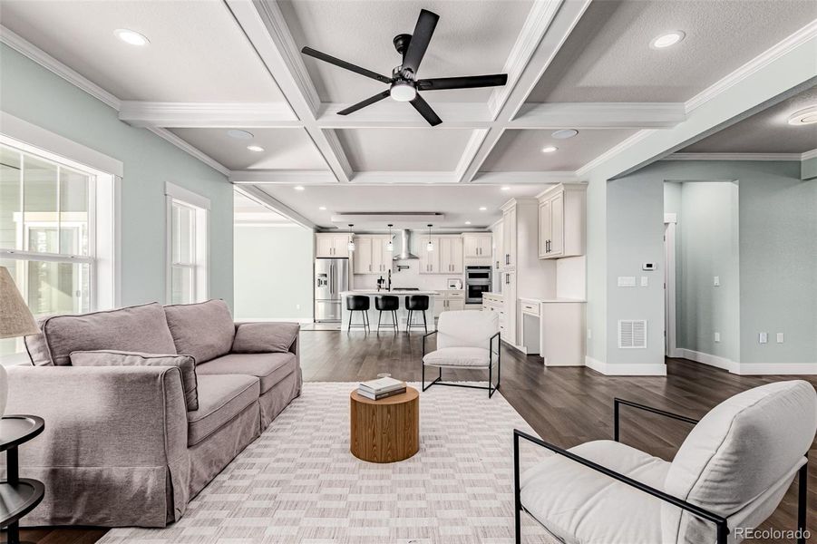 Furnished interior view inside a new home in , Firestone (Image 10).