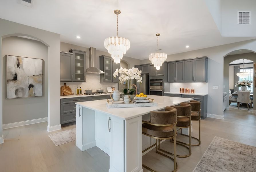 Furnished interior view inside a new home in Woodberry, Canton (Image 26).