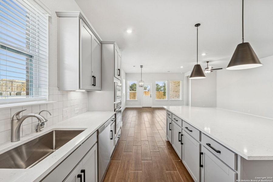 Furnished interior view inside a new home in Davis Ranch 50', San Antonio (Image 6).