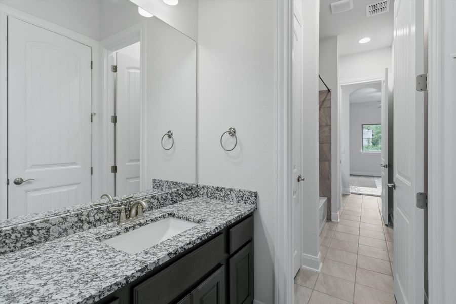 Furnished interior view inside a new home in Johnson Ranch, Bulverde (Image 13). Furnished interior view inside a new home in Johnson Ranch, Bulverde (Image 13).